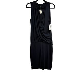 Ann Taylor‎ Black Dress Small NWT Drape